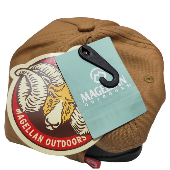 Magellan Outdoors Shiner Bock Adjustable Hat Cap NWT Brown Canvas Beer - Picture 6 of 8